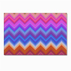 Pattern Chevron Zigzag Background Postcard 4 x 6  (pkg Of 10)