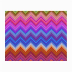 Pattern Chevron Zigzag Background Small Glasses Cloth by Grandong