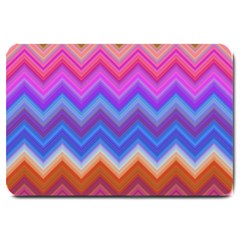 Pattern Chevron Zigzag Background Large Doormat by Grandong