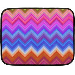 Pattern Chevron Zigzag Background Two Sides Fleece Blanket (mini) by Grandong