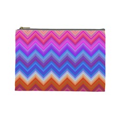 Pattern Chevron Zigzag Background Cosmetic Bag (large) by Grandong