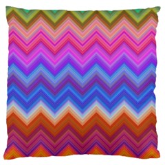 Pattern Chevron Zigzag Background Large Cushion Case (two Sides) by Grandong