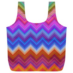 Pattern Chevron Zigzag Background Full Print Recycle Bag (xl) by Grandong