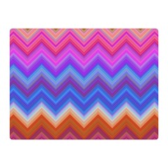 Pattern Chevron Zigzag Background Two Sides Premium Plush Fleece Blanket (mini) by Grandong