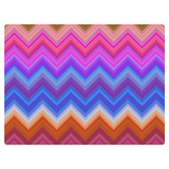 Pattern Chevron Zigzag Background Two Sides Premium Plush Fleece Blanket (extra Small) by Grandong