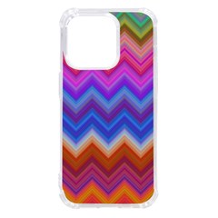 Pattern Chevron Zigzag Background Iphone 14 Pro Tpu Uv Print Case by Grandong