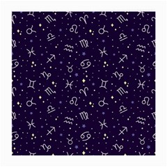 Vector Seamless Dark Zodiac Sign Star Symbol Pattern Medium Glasses Cloth by Grandong