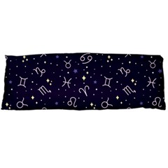 Vector Seamless Dark Zodiac Sign Star Symbol Pattern Body Pillow Case (dakimakura) by Grandong