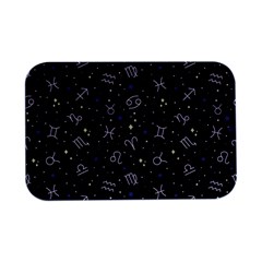 Vector Seamless Dark Zodiac Sign Star Symbol Pattern Open Lid Metal Box (silver)   by Grandong