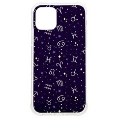 Vector Seamless Dark Zodiac Sign Star Symbol Pattern Iphone 12/12 Pro Tpu Uv Print Case by Grandong