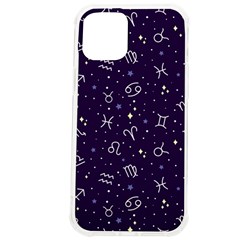 Vector Seamless Dark Zodiac Sign Star Symbol Pattern Iphone 12 Pro Max Tpu Uv Print Case by Grandong