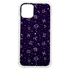 Vector Seamless Dark Zodiac Sign Star Symbol Pattern Iphone 12 Mini Tpu Uv Print Case	 by Grandong