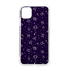 Vector Seamless Dark Zodiac Sign Star Symbol Pattern Iphone 11 Tpu Uv Print Case by Grandong