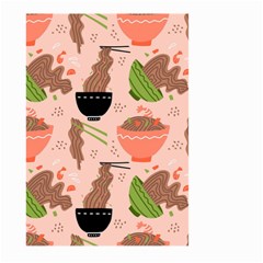 Japanese Street Food Soba Noodle In Bowl Pattern Large Garden Flag (two Sides) by Grandong