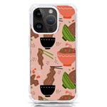 Japanese Street Food Soba Noodle In Bowl Pattern iPhone 14 Pro TPU UV Print Case Front