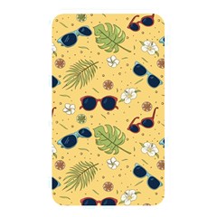 Seamless Pattern Of Sunglasses Tropical Leaves And Flower Memory Card Reader (Rectangular)