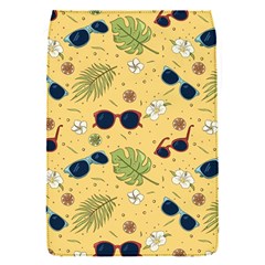 Seamless Pattern Of Sunglasses Tropical Leaves And Flower Removable Flap Cover (S)