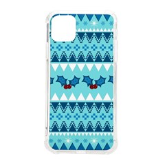 Blue Christmas Vintage Ethnic Seamless Pattern Iphone 11 Pro Max 6 5 Inch Tpu Uv Print Case by Grandong