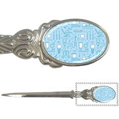 Dentist Blue Seamless Pattern Letter Opener by Grandong