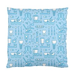 Dentist Blue Seamless Pattern Standard Cushion Case (one Side) by Grandong