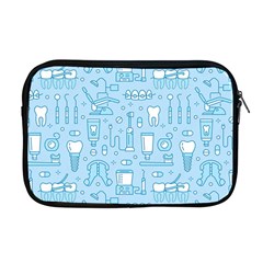 Dentist Blue Seamless Pattern Apple Macbook Pro 17  Zipper Case by Grandong