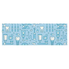 Dentist Blue Seamless Pattern Banner And Sign 6  X 2  by Grandong