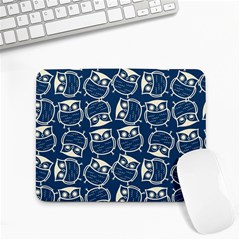 Cute Seamless Owl Background Pattern Small Mousepad by Grandong