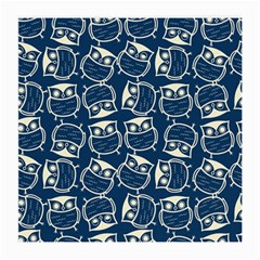 Cute Seamless Owl Background Pattern Medium Glasses Cloth (2 Sides)