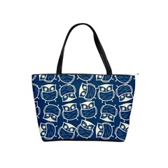 Cute Seamless Owl Background Pattern Classic Shoulder Handbag by Grandong