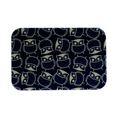 Cute Seamless Owl Background Pattern Open Lid Metal Box (silver)   by Grandong