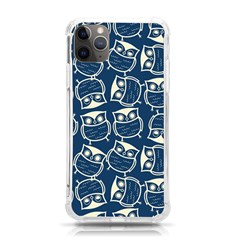 Cute Seamless Owl Background Pattern Iphone 11 Pro Max 6 5 Inch Tpu Uv Print Case by Grandong