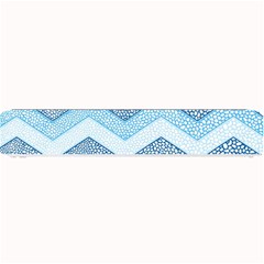 Seamless Pattern Of Cute Summer Blue Line Zigzag Small Bar Mat by Grandong