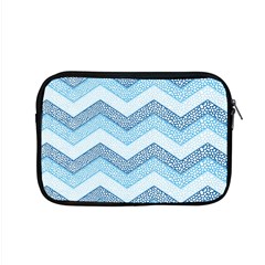 Seamless Pattern Of Cute Summer Blue Line Zigzag Apple Macbook Pro 15  Zipper Case by Grandong