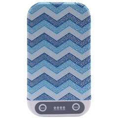 Seamless Pattern Of Cute Summer Blue Line Zigzag Sterilizers by Grandong