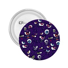 Eye Artwork Decor Eyes Pattern Purple Form Backgrounds Illustration 2 25  Buttons by Grandong