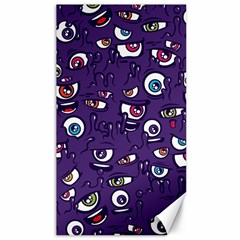 Eye Artwork Decor Eyes Pattern Purple Form Backgrounds Illustration Canvas 40  X 72  by Grandong