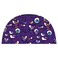 Eye Artwork Decor Eyes Pattern Purple Form Backgrounds Illustration Anti Scalding Pot Cap by Grandong