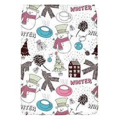 Christmas Themed Collage Winter House New Year Removable Flap Cover (s) by Grandong