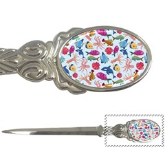 Sea Creature Themed Artwork Underwater Background Pictures Letter Opener by Grandong