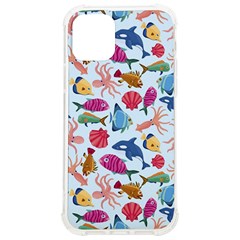 Sea Creature Themed Artwork Underwater Background Pictures Iphone 12/12 Pro Tpu Uv Print Case by Grandong