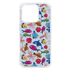 Sea Creature Themed Artwork Underwater Background Pictures Iphone 14 Pro Tpu Uv Print Case