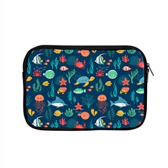 Variety Of Fish Illustration Turtle Jellyfish Art Texture Apple Macbook Pro 15  Zipper Case by Grandong