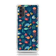 Variety Of Fish Illustration Turtle Jellyfish Art Texture Samsung Galaxy S20 6 2 Inch Tpu Uv Case by Grandong