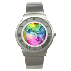 Heart Design Stainless Steel Watch