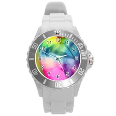 Heart Design Round Plastic Sport Watch (l)