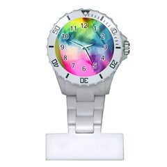 Heart Design Plastic Nurses Watch