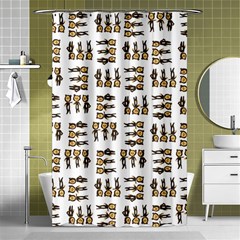 Sketchy Bear Kiddos Shower Curtain 48  X 72  (small)  by dflcprintsclothing