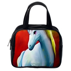 Unicorn Design Classic Handbag (one Side)