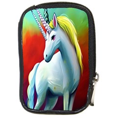 Unicorn Design Compact Camera Leather Case by Trending