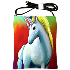 Unicorn Design Shoulder Sling Bag